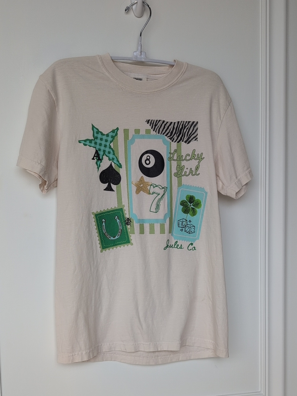 Cream 'Lucky Girl' Graphic Tee -